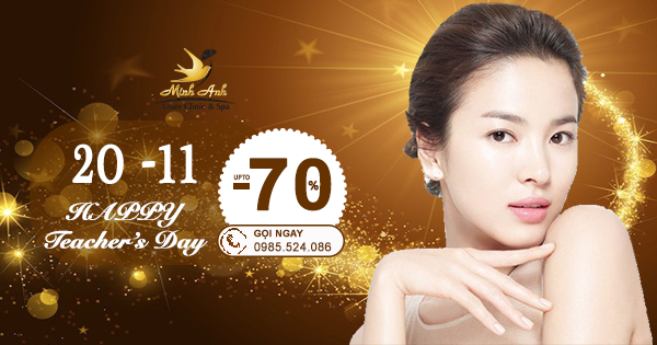 Tưng bừng khuyến mãi chào mừng ngày Nhà giáo Việt Nam 20/11